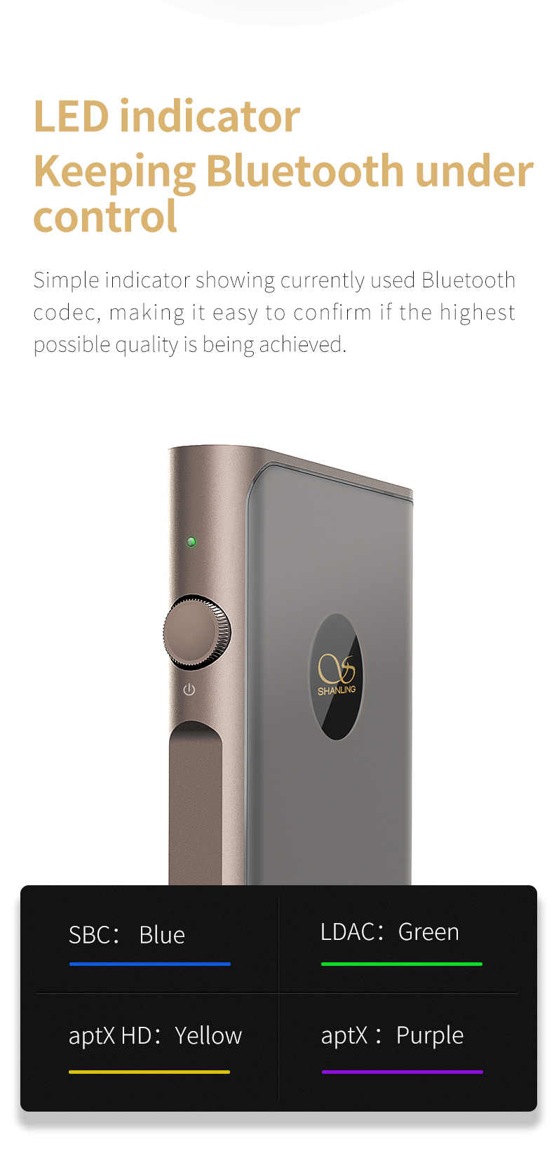 ขาย SHANLING M6 Pro DAP พกพาชิป Dual AK4497EQ รองรับ 32bit/768kHz , Dual Hi-Res