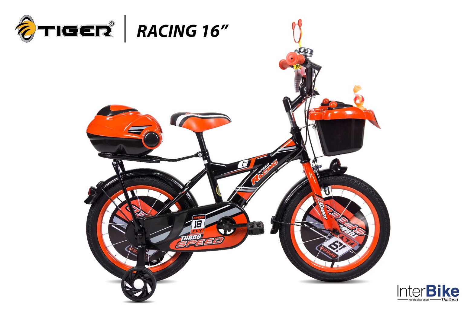 TIGER : KID 16" จักรยานเด็ก 16" ลายการ์ตูนเด็กผู้ชายและเด็กผู้หญิง