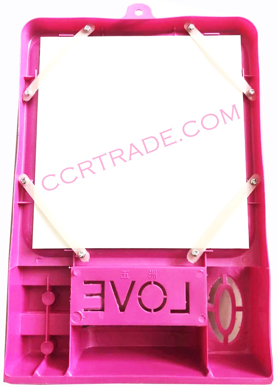 กระจกแขวน LOVE+ที่ใส่จัมโบ้ 18x27.5 ซม.