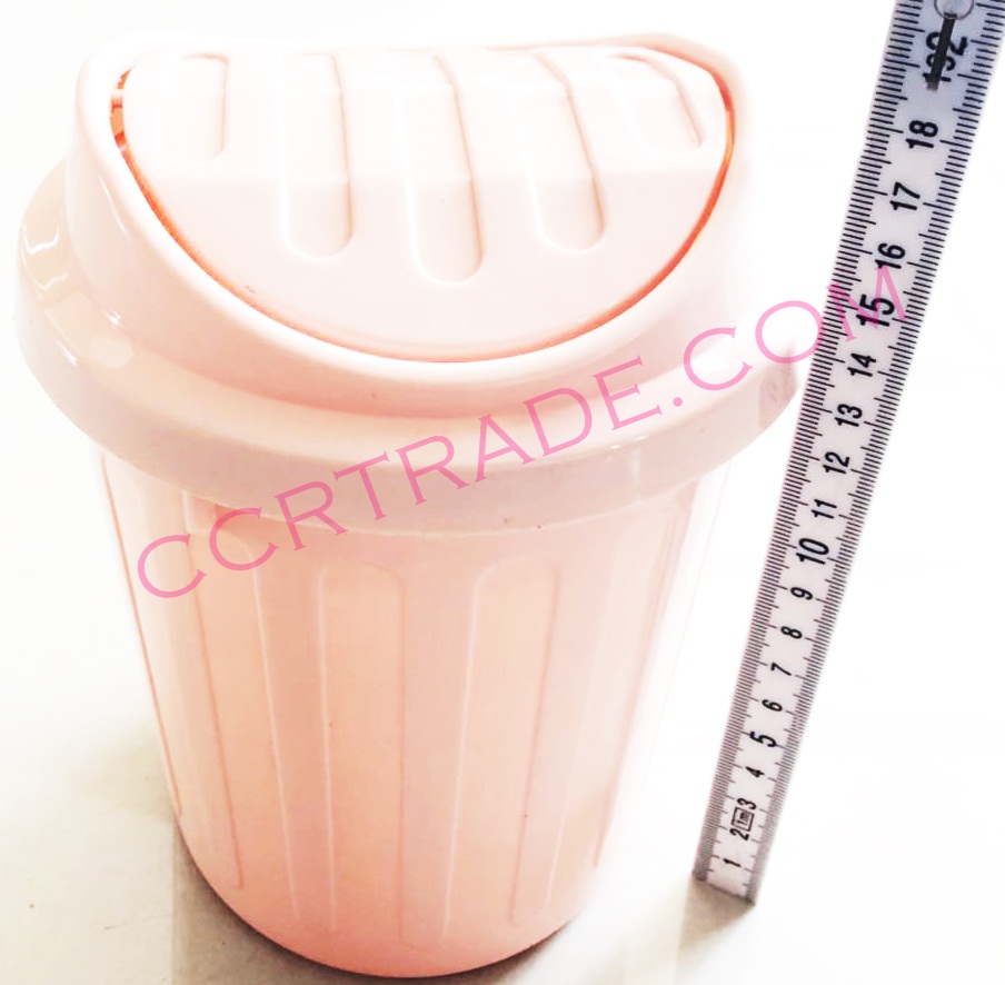 ถังขยะสีหวาน ฝาสวิง 17 ซม.
