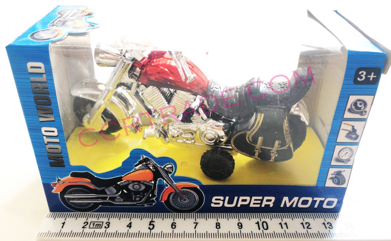 รถมอเตอร์ไซด์ฮาเล่ย์สีสะท้อนกล่อง 14 ซม.