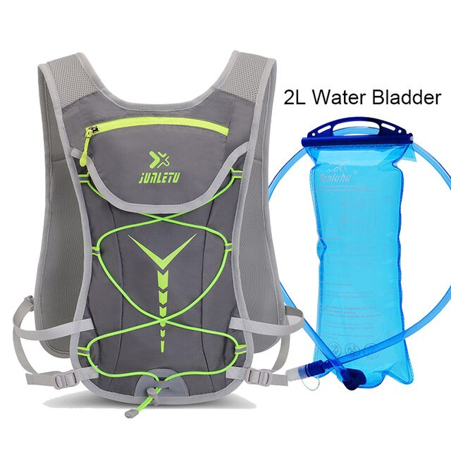 เป้น้ำปั่นจักรยาน JUNLETU เดินป่า วิ่ง พร้อมถุงน้ำขนาด 2 ลิตร