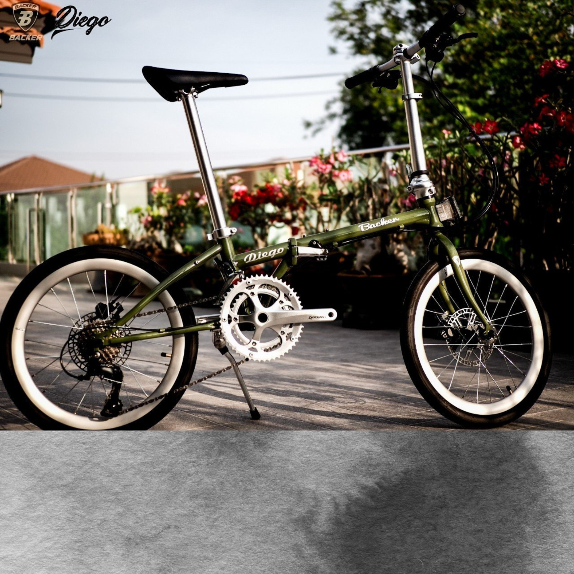 จักรยานพับ BACKER DIEGO ล้อ 20 นิ้ว 18SPD
