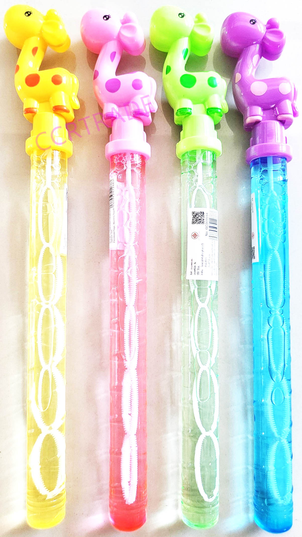 กระบองเป่าฟองยีราฟสีหวาน 37 ซม.กล่อง(1x24)