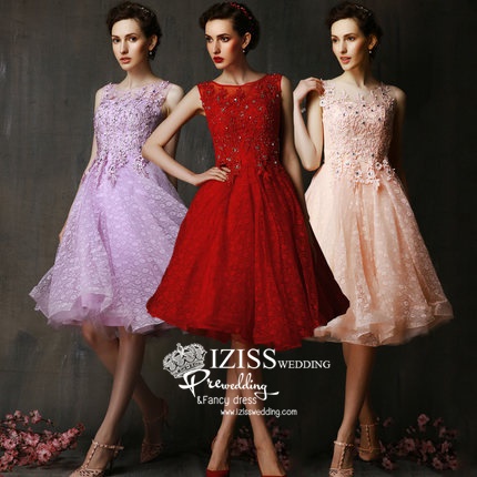 ฺBM0112 - พรีออเดอร์ ชุดเพื่อนเจ้าสาวราตรียาวสีส้มโอโรส, สีม่วง, สีแดง น่ารักมากๆค่ะ