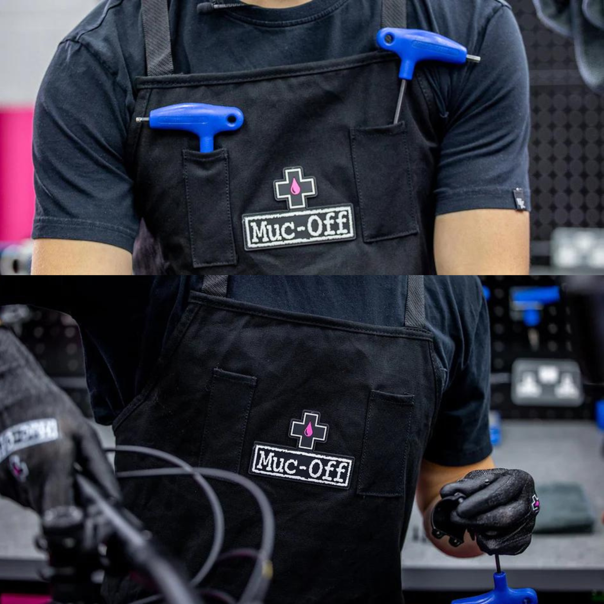 ผ้ากันเปื้อนสำหรับช่างจักรยานยี่ห้อ Muc-off