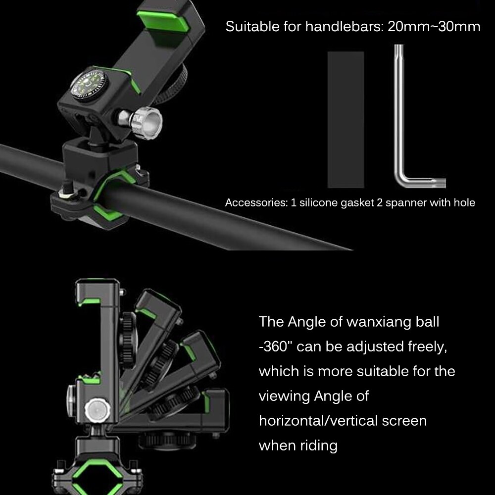 ขายึดมือถือ COMPASS จักรยาน