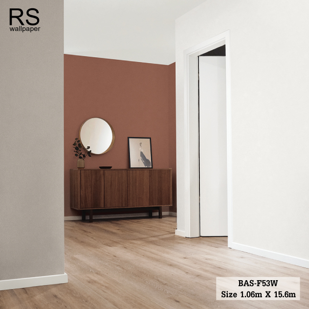 วอลเปเปอร์ สีน้ำตาลแดง BAS-F53W