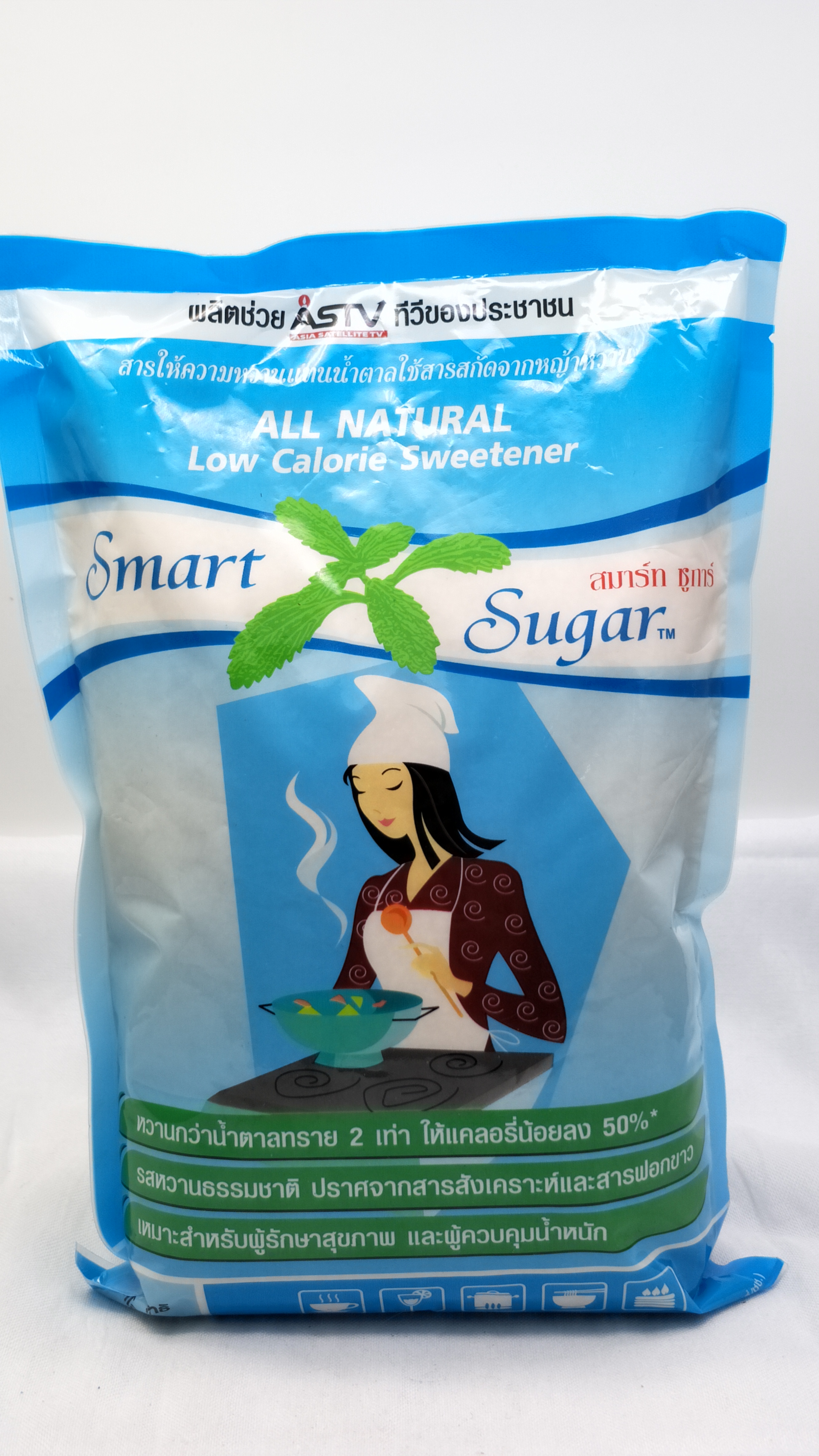 น้ำตาลหญ้าหวาน (Smart Sugar) ขนาด 1,000 กรัม
