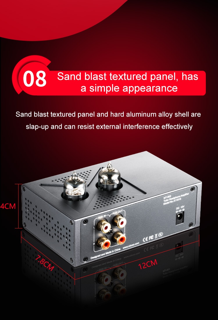 ขาย xDuoo MT-602 แอมป์หลอดแก้วคลาส A แบบตั้งโต๊ะ กำลังขับสูง ประกันศูนย์ไทย