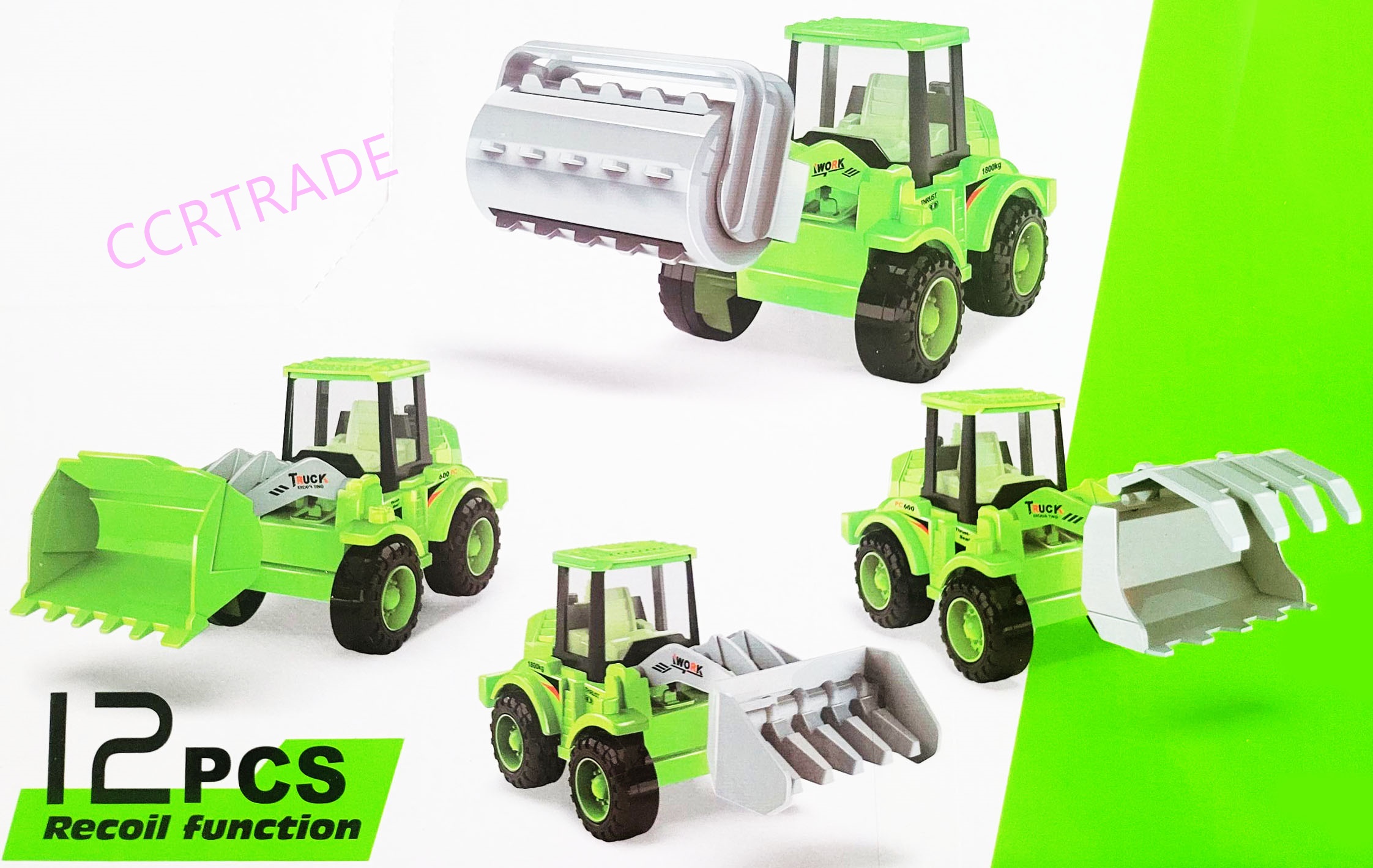 รถฟาร์มโมเดล มีลานกล่อง 5.5x14 ซม.(งานห้าง)