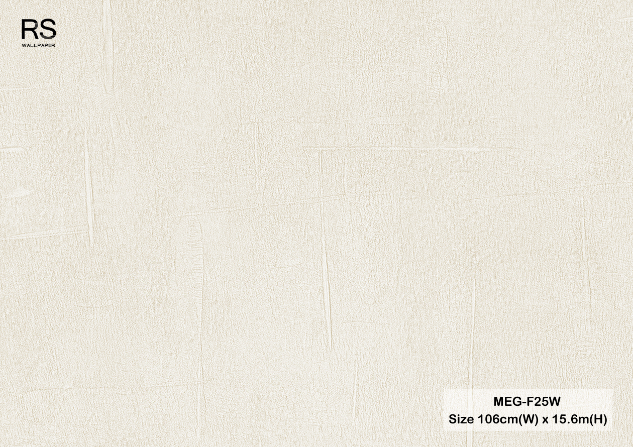 วอลเปเปอร์ลายคอนกรีต สีครีม MEG-F25W