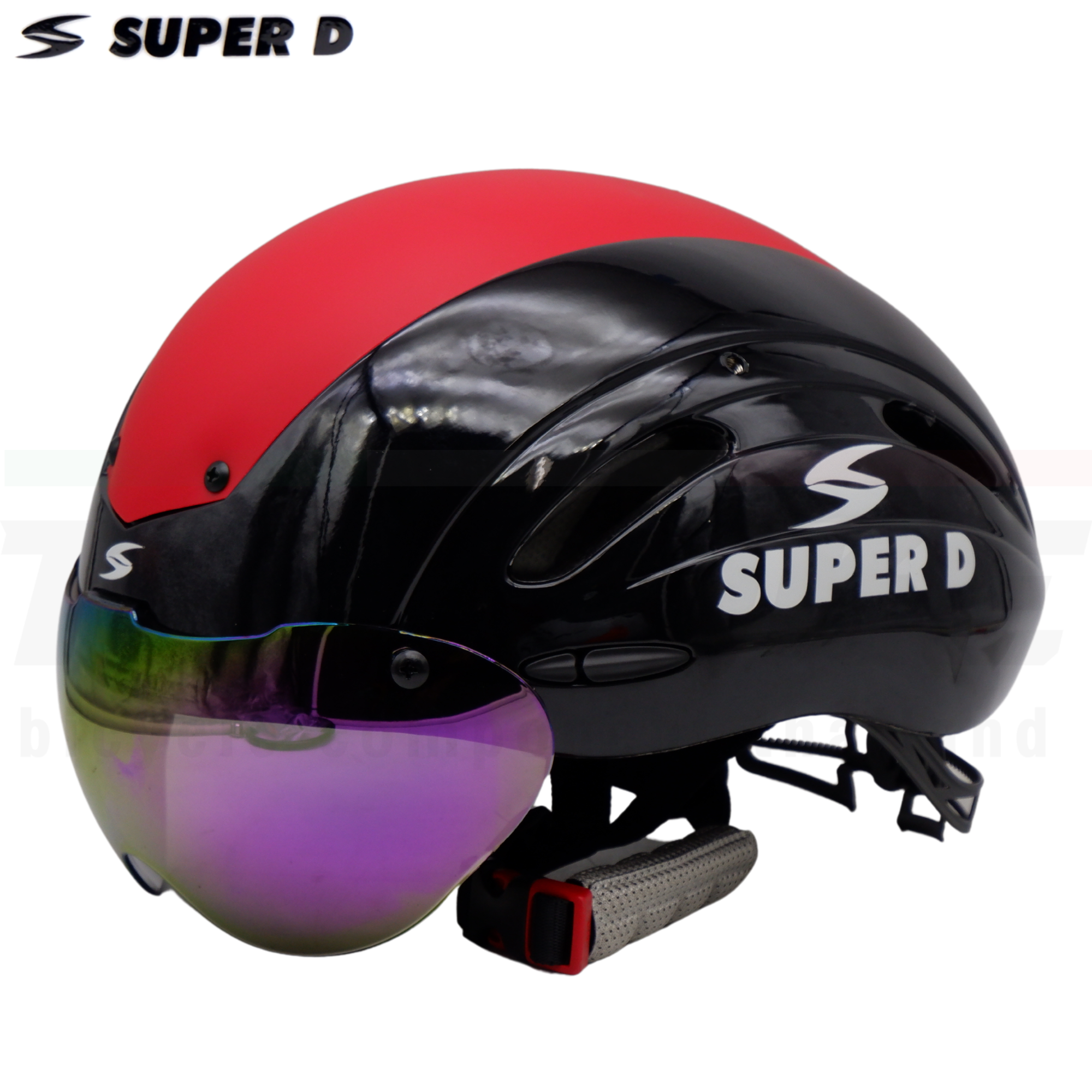 🚴♂️ หมวกกันน็อคจักรยาน SUPER D แบบแอร์โร่ว์ 2in1