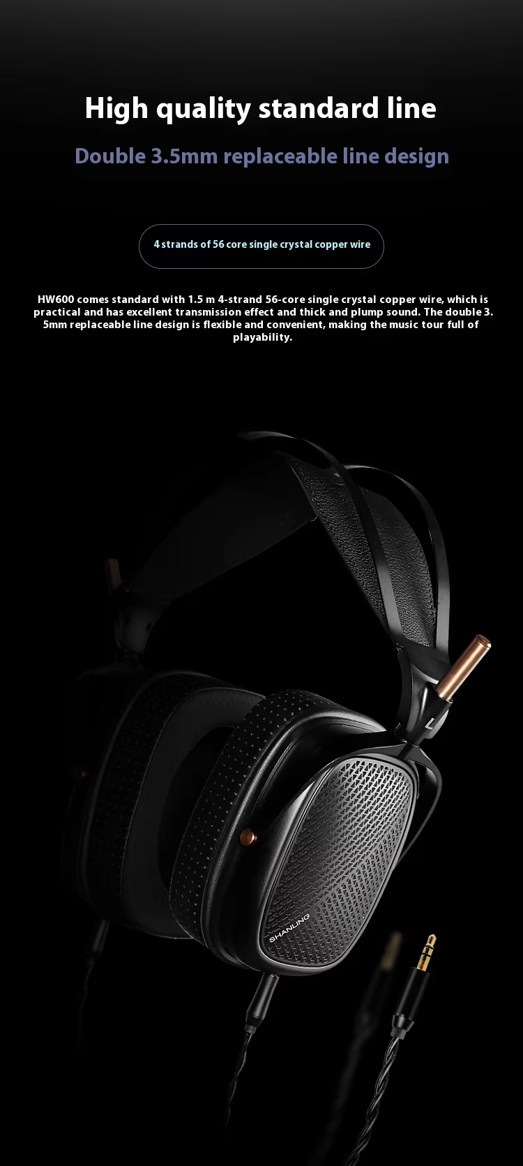 [PreOrder] Shanling HW600 หูฟัง Headphone ไดรเวอร์ Planar รองรับ Hi-Res ประกันศูนย์ไทย