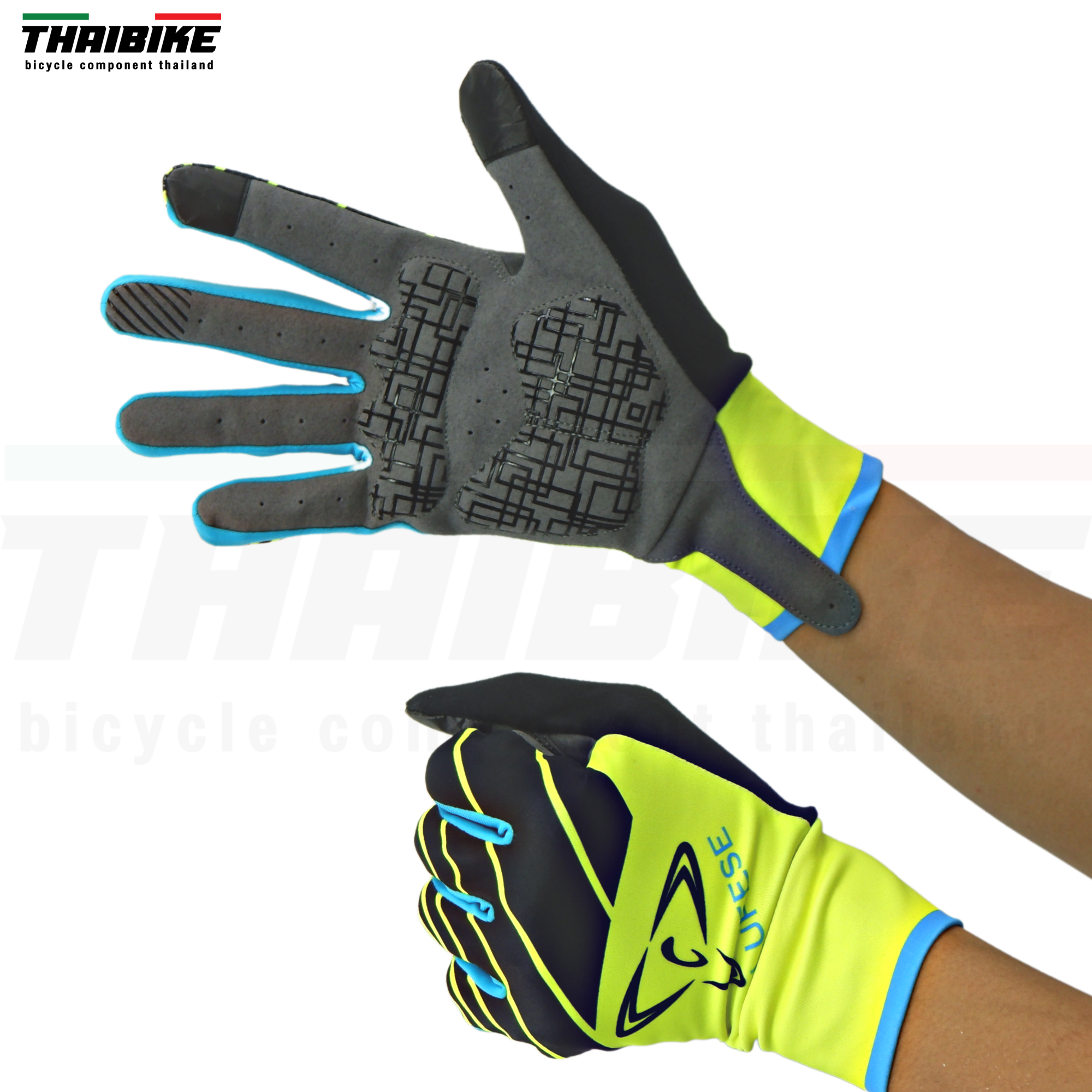 ถุงมือปั่นจักรยานแบบเต็มนิ้ว LUFESE TOUCHSCREEN