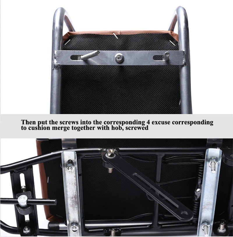 เบาะนั่งหลังสำหรับติดตะแกรงหลังจักรยาน