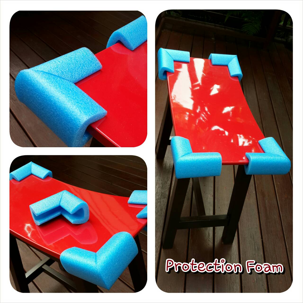 โฟมรูปตัวU (U corner)สำหรับหุ้มมุมสิ่งของต่างๆ