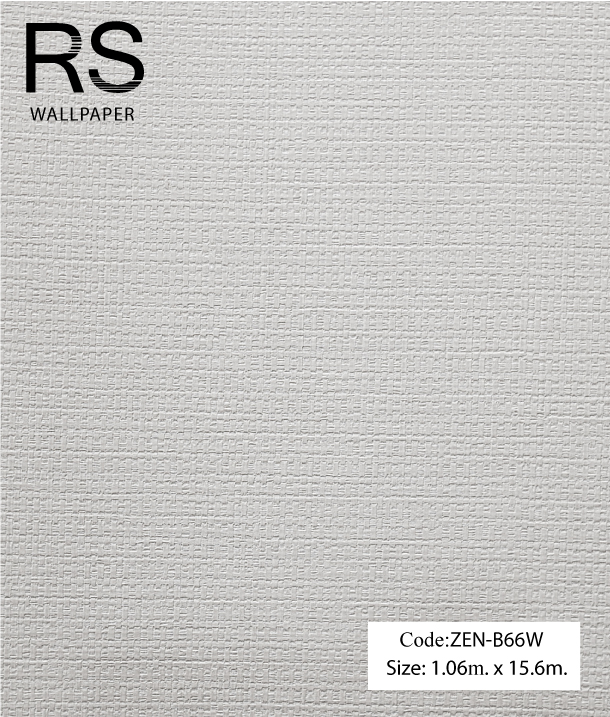 วอลเปเปอร์เทกเจอร์กระสอบโทนสีเทาอ่อน ZEN-B66W