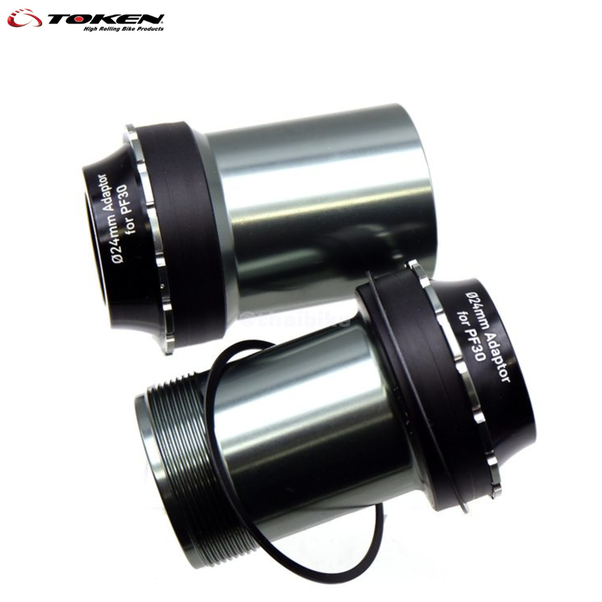 กะโหลกจักรยาน TOKEN TF4624-TBT กระโหลก Frame PF30 Crank Shimano 24mm