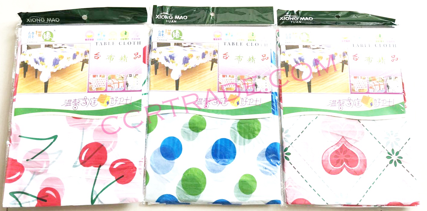 ผ้าพลาสติกปูโต๊ะสีสด ลายปาร์ตี้ 80x180 ซม.