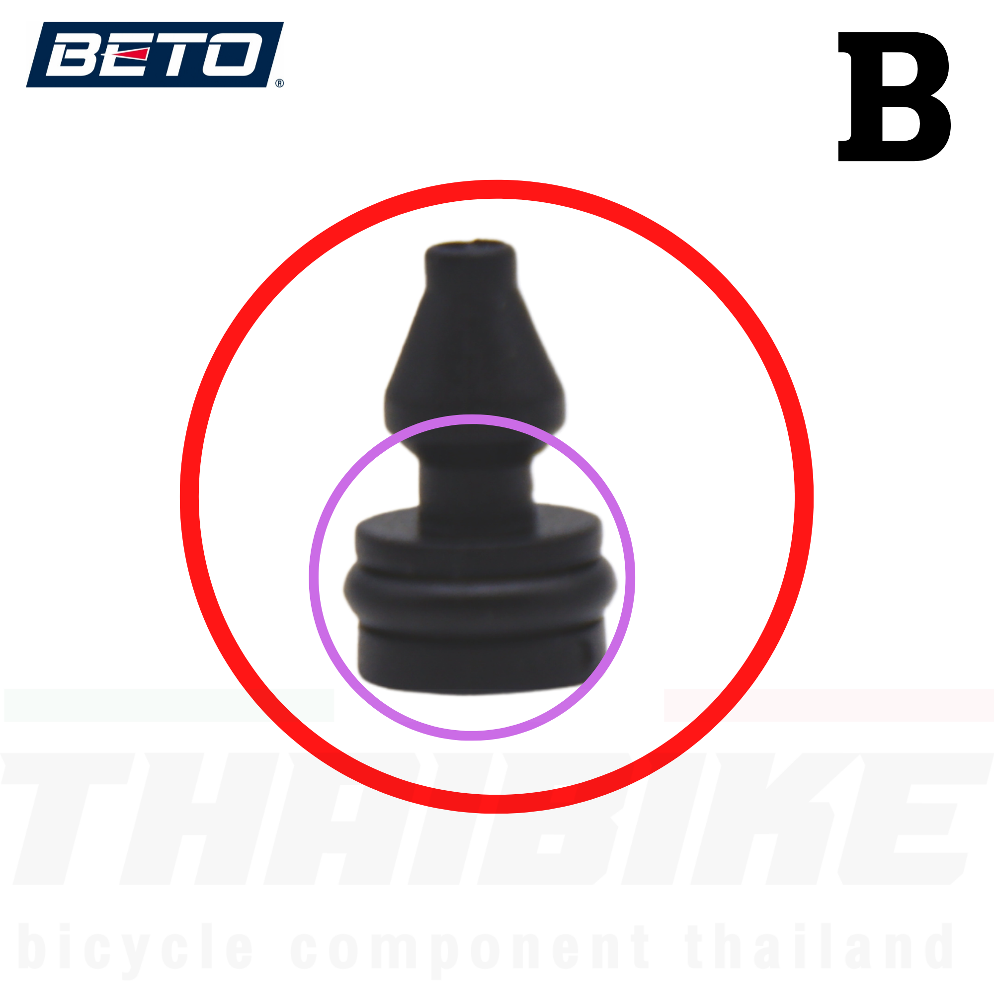 อะไหล่สูบจักรยาน BETO โอริง หัวล็อคสาย อแดพเตอร์ต่อสาย สายสูบ