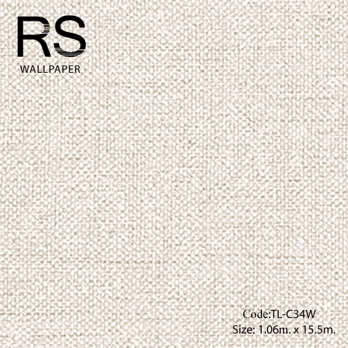 วอลเปเปอร์เทกเจอร์ผ้าพื้นสีน้ำตาลอ่อนอมชมพู TL-C34W