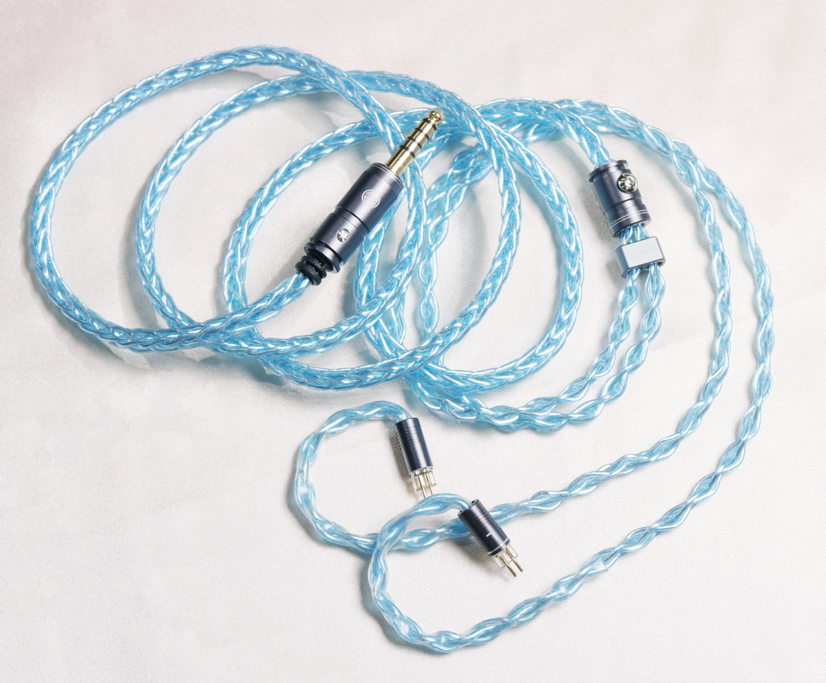 Hakugei Aquamarine สายอัพเกรดหูฟังทองแดง OCC ชุบเงินถัก Litz ระดับเทพ ทำด้วยมือทุกขั้นตอน ประกันศูนย์ไทย [Drizzy Exclusive]