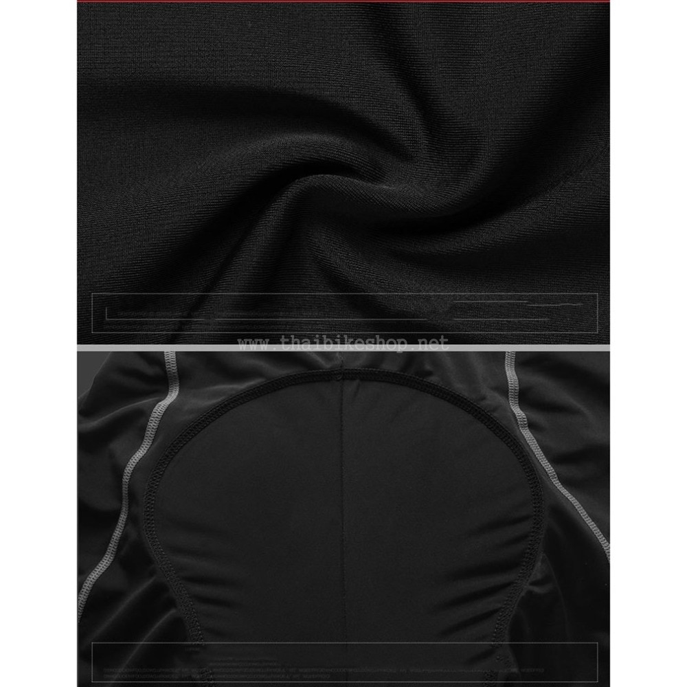 กางเกงปั่นจักรยานขายาวเป้าเจล TRYSIL 5D