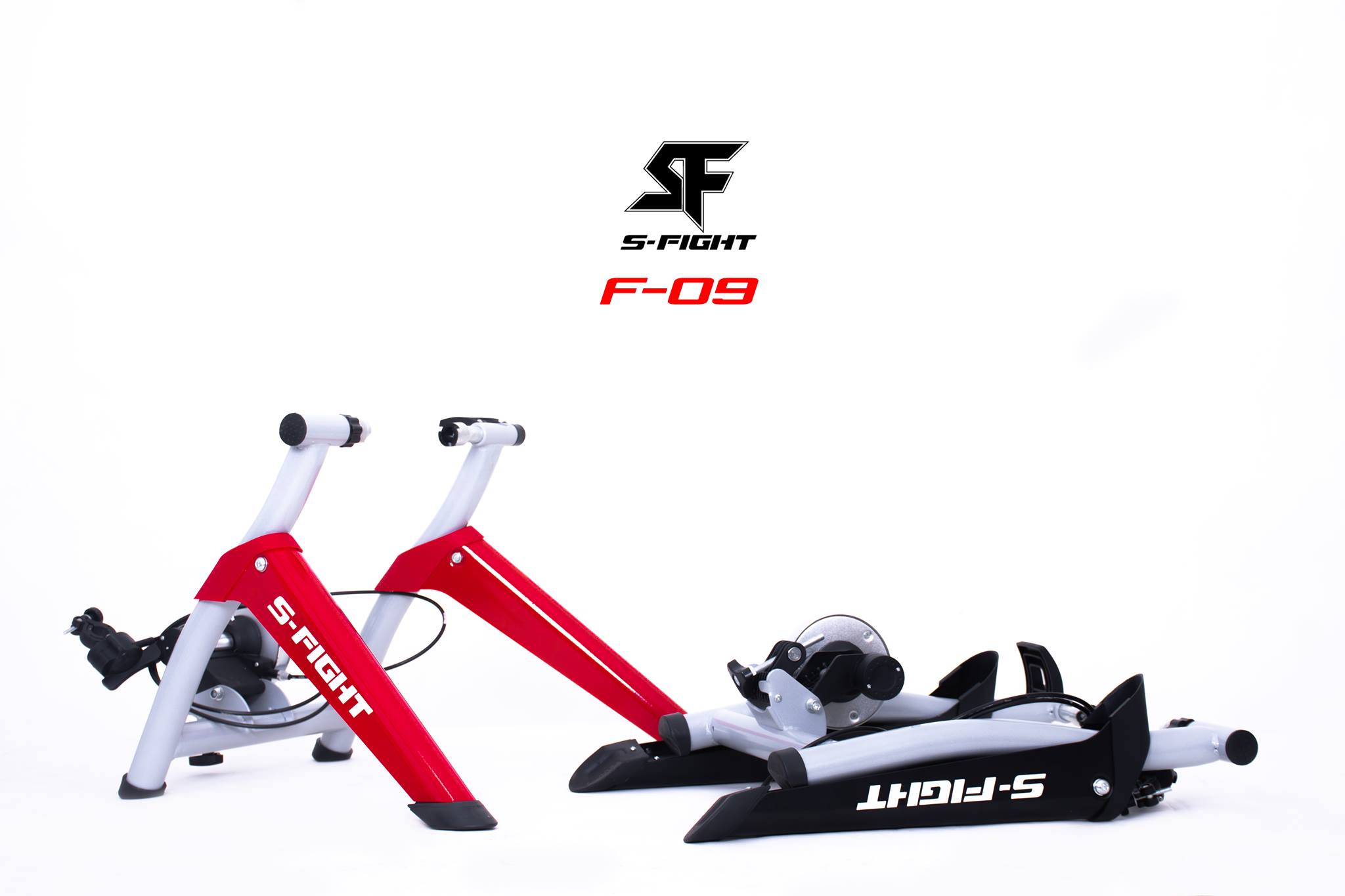 TRAINER เทรนเนอร์จักรยานเสือหมอบ เสือภูเขา ตัวใหม่จาก S-FIGHT รุ่น SF-09 พร้อมถาดรองล้อ และแกนปลด