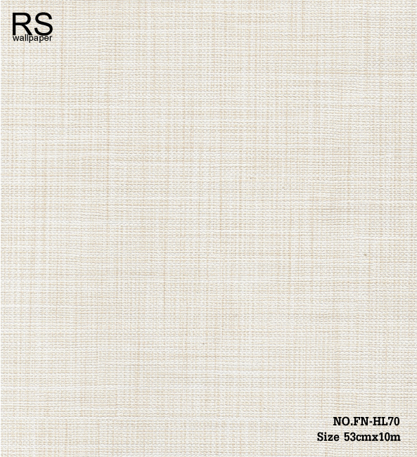 วอลเปเปอร์ เทกเจอร์ลายผ้า สีเหลืองอ่อน FN-HL70