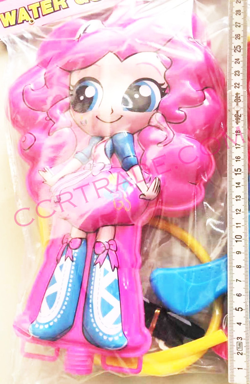 เป้ฉีดน้ำโพนี่+ปืนปั้มลม 18.5x31 ซม.(ลิขสิทธิ์แท้)(1x3)