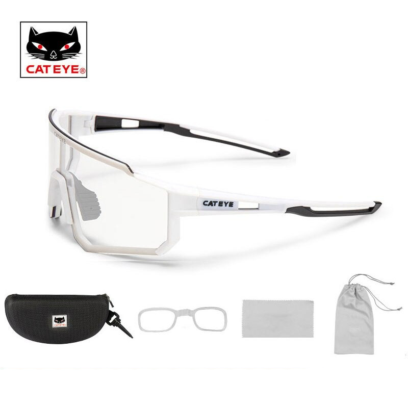 ของแท้ แว่นตาปั่นจักรยาน เลนส์ปรับแสงออโต้ CATEYE Photochromic มีเลนส์ใส่แว่นสายตา