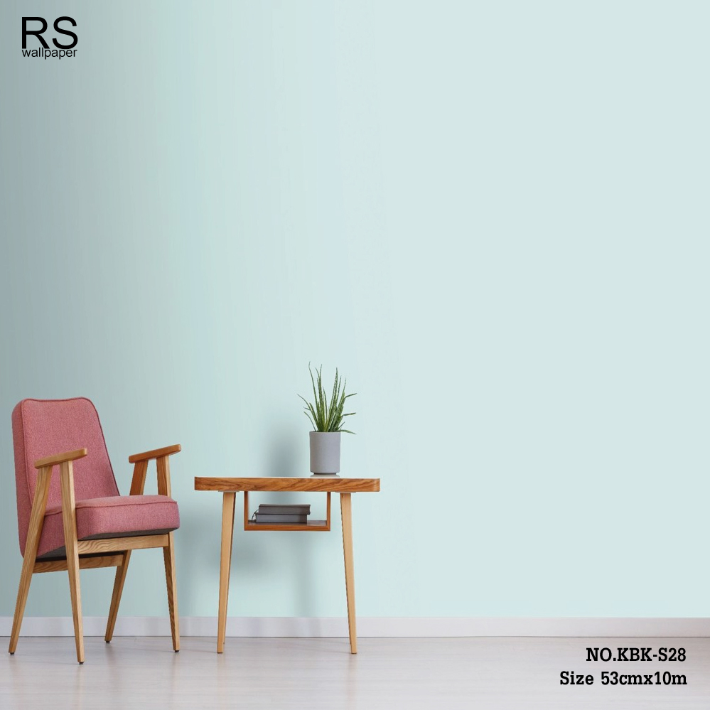 วอลเปเปอร์ สีพื้นฟ้าอ่อน KBK-S28