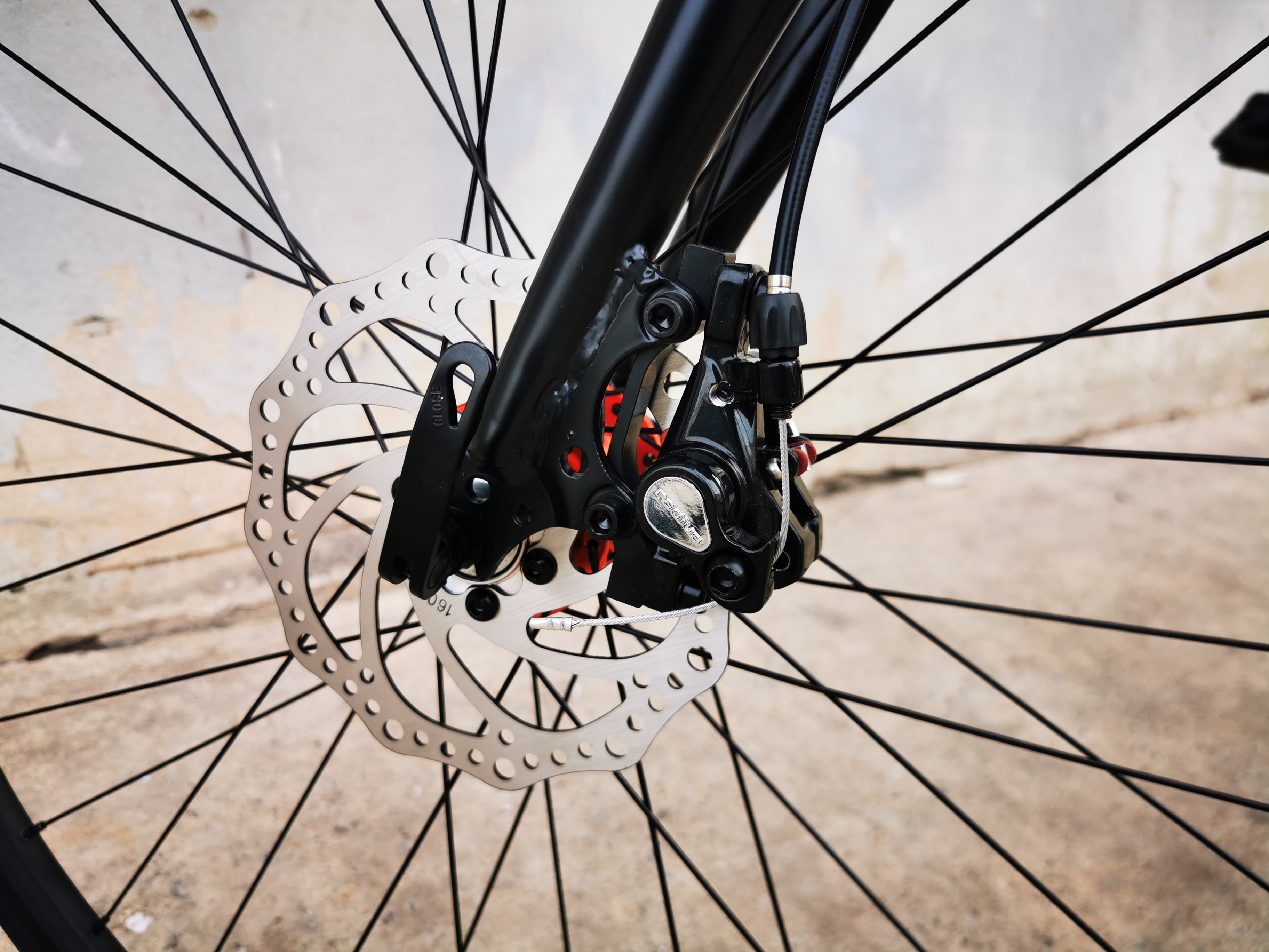 จักรยานเสือหมอบมือตบ RA881 KEYSTO 700C เกียร์ 16 สปีด เฟรมอลูมิเนียม หมอบดิส