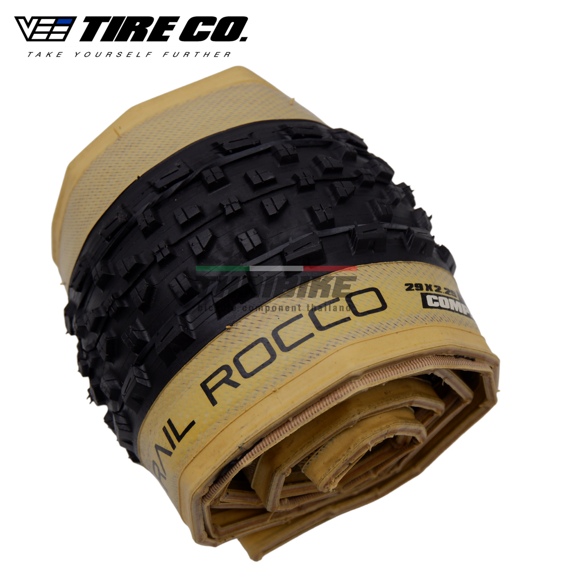 ยางนอกจักรยานเสือภูเขา VEE TIRE รุ่น Rail Rocco ขนาด 29x2.25 29x2.10