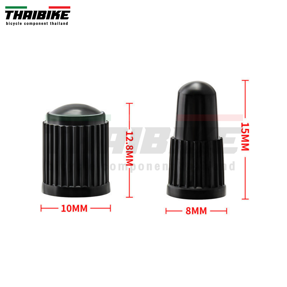 THAIBIKE ฝาปิดจุ๊บลมจักรยาน มอเตอร์ไซต์ รถยนต์ AV/FV จุ๊บใหญ่ จุ๊บเล็ก