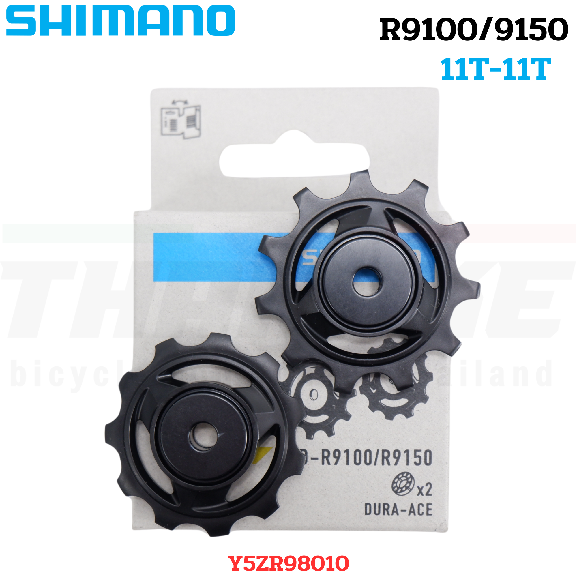 ลูกกลิ้งตีนผีหลังจักรยานเสือหมอบ PULLEY SHIMANO 4700/5800/6800/R8000/M4000/M610/M6000/M7000/M780/M8000/6700/Deore/XT/SLX/Ultegra/105