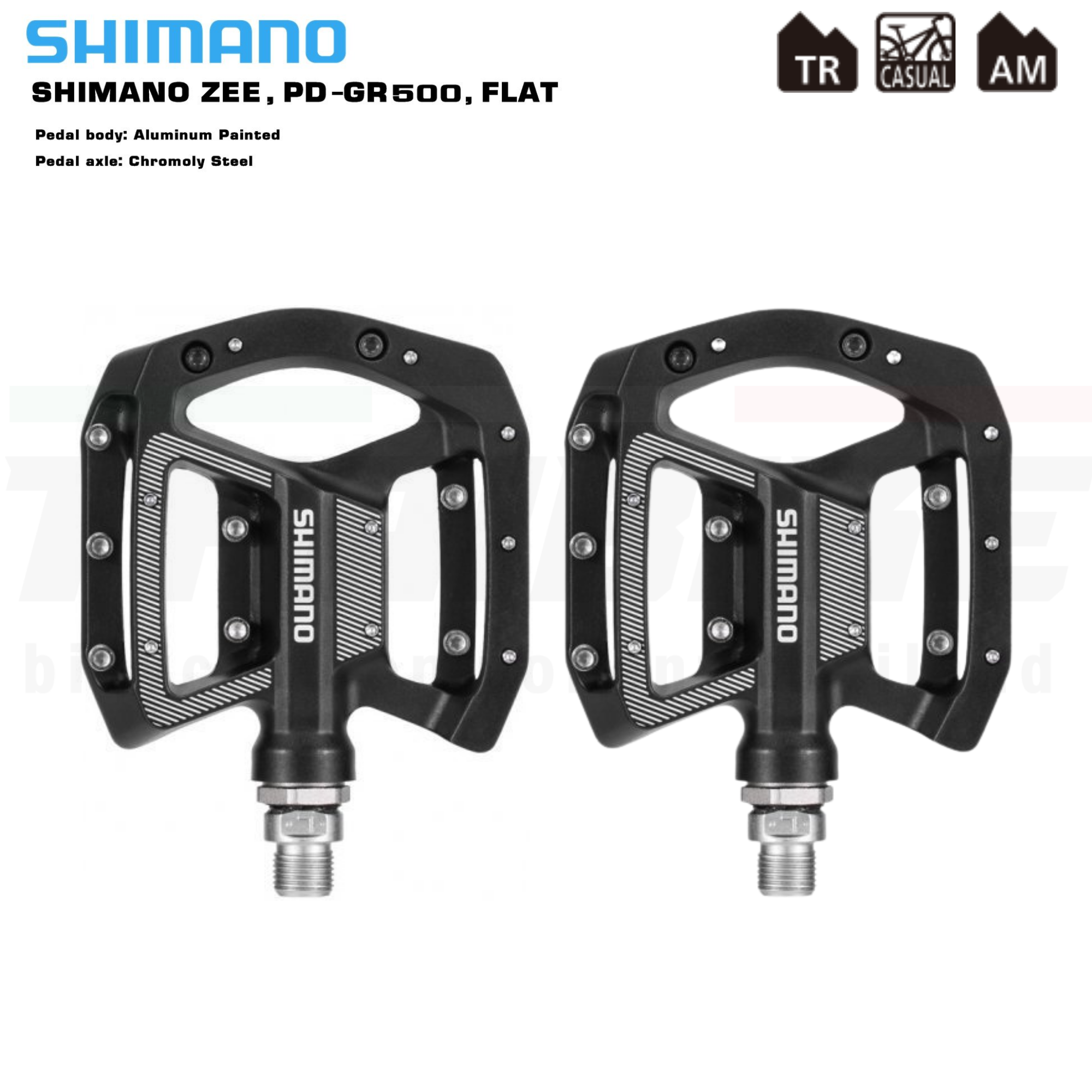 บันใดจักรยานชิมาโน่ SHIMANO ZEE PD-GR500 FLAT ประกันไทย