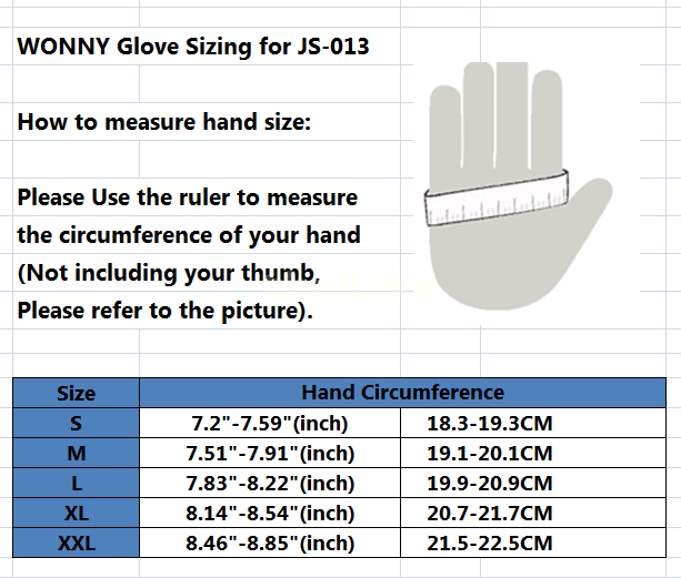 ถุงมือเจลสำหรับปั่นจักรยาน มีเจลรองมือ ของแท้ งานหนานุ่ม WONNY