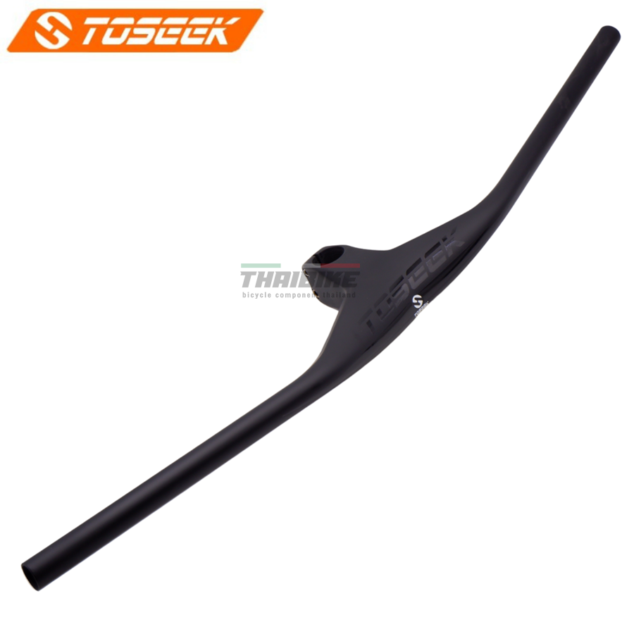 แฮนด์จักรยานเสือภูเขาคาร์บอนแบบอินทริเกต TOSEEK mountain bike carbon fiber