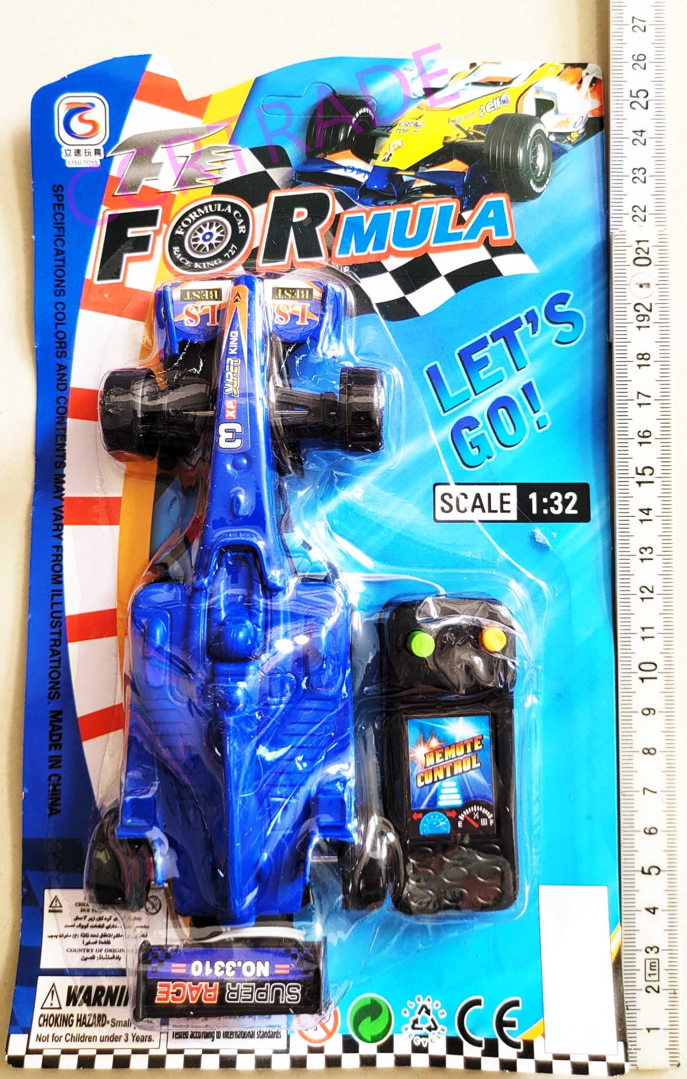 รถแข่ง F1 บังคับ+รีโมทแผง 26 ซม.