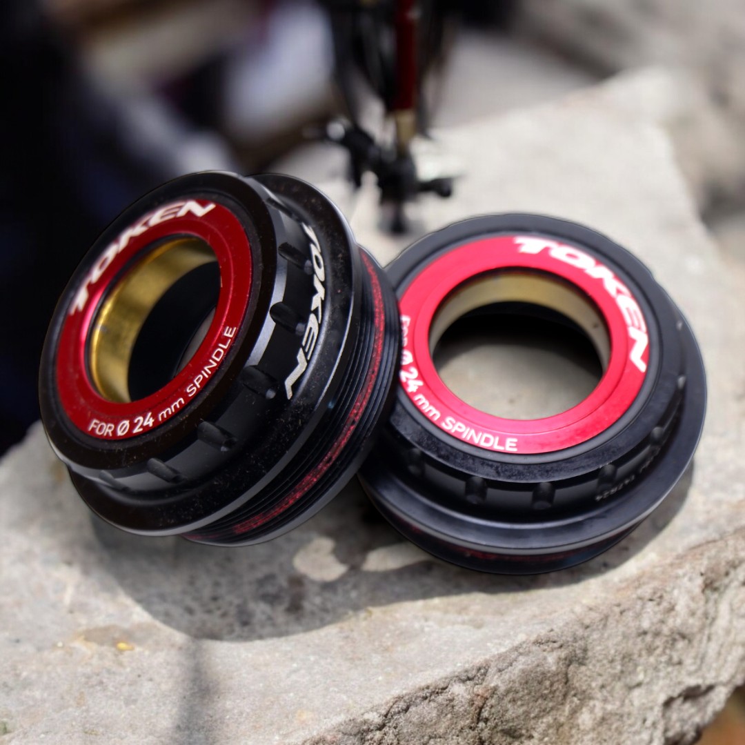 T47R24 Bottom Bracket for T47 Frames & Shimano Cranks | ตลับกระโหลก T47 สำหรับเฟรม Outboard และขาจาน Shimano (แกน24มม.)