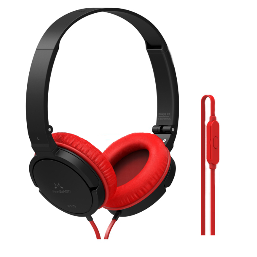 ขาย หูฟัง SoundMagic P11S เฮดโฟนแบบพกพา มีไมค์ในตัว สายไม่พันกัน พับได้พกพาสะดวก มี 3 สีให้เลือก