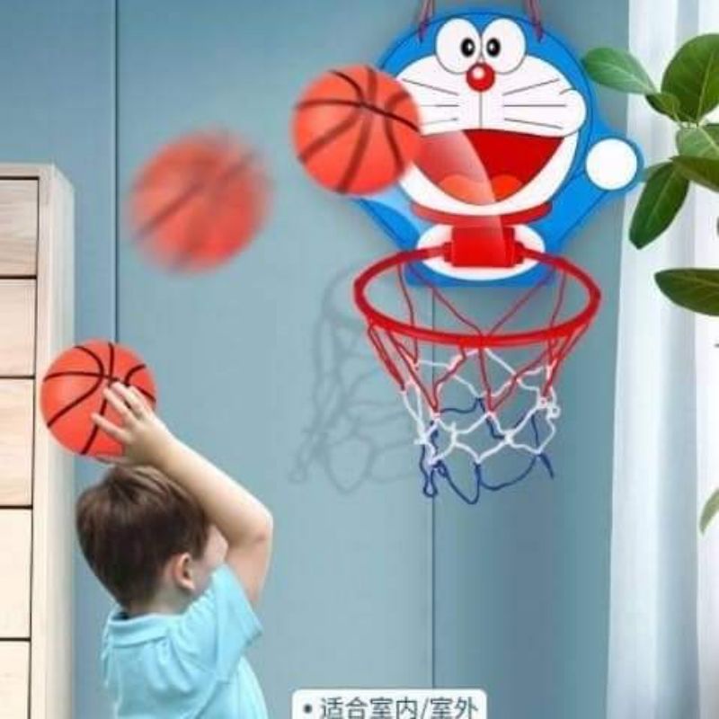 แป้นบาสเด็ก แป้นบาสโดเรม่อน แถมลูกบอล+ที่สูบ‼️ค่าส่งถูก ส่งไว🌈