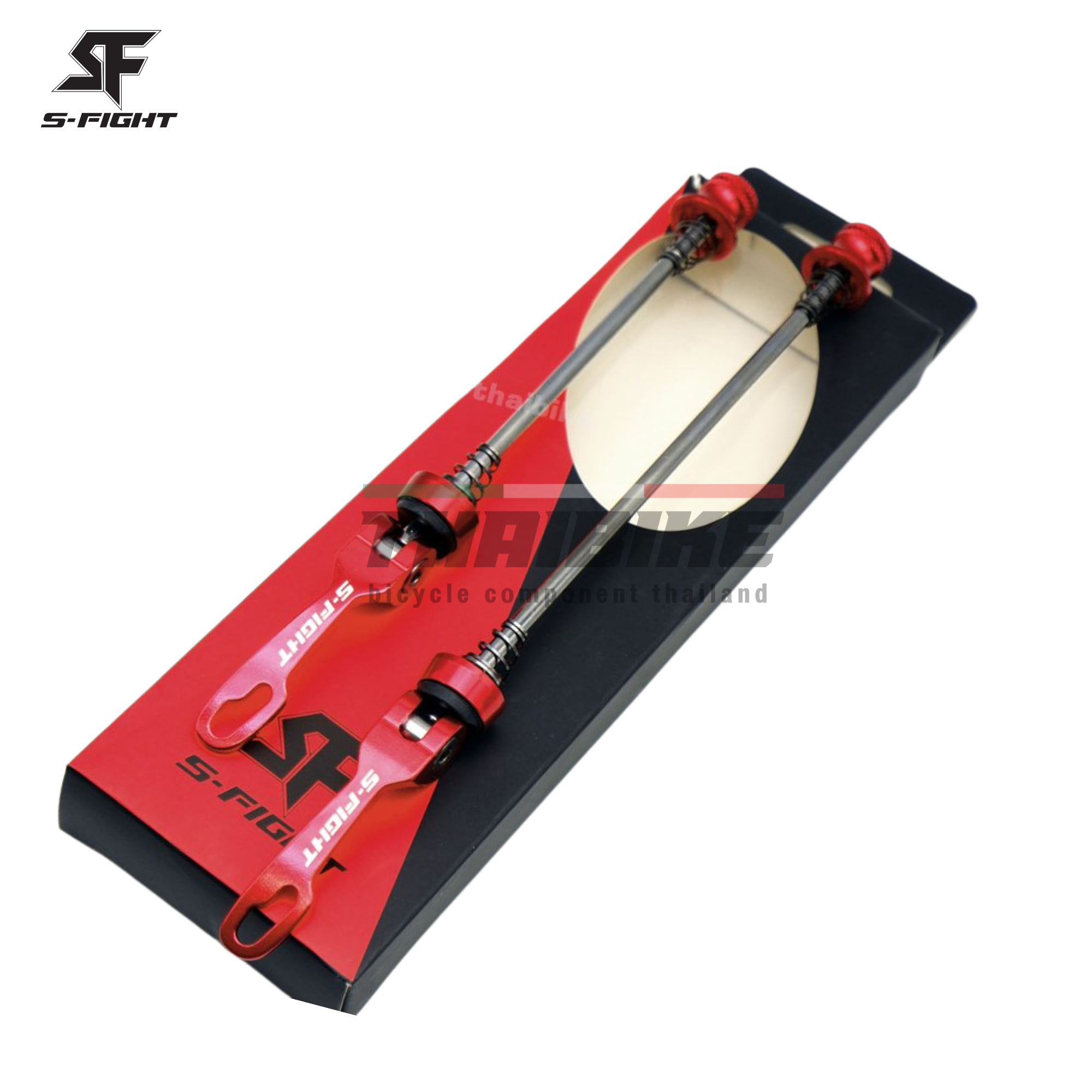 แกนปลดเร็วจักรยาน ใส่รถจักรยาน ยี่ห้อ S-FIGHT เสือหมอบ เสือภูเขา หน้า+หลัง