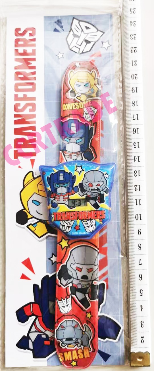 นาฬิกาสายรัดข้อมือทรานฟอร์เมอร์แผง 25 ซม.(ลิขสิทธิ์แท้)(1x6)