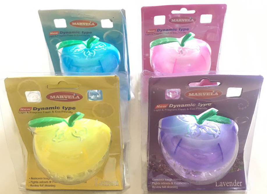 เจลน้ำหอมกระปุกแอ๊ปเปิ้ลแผง 13.5 ซม.