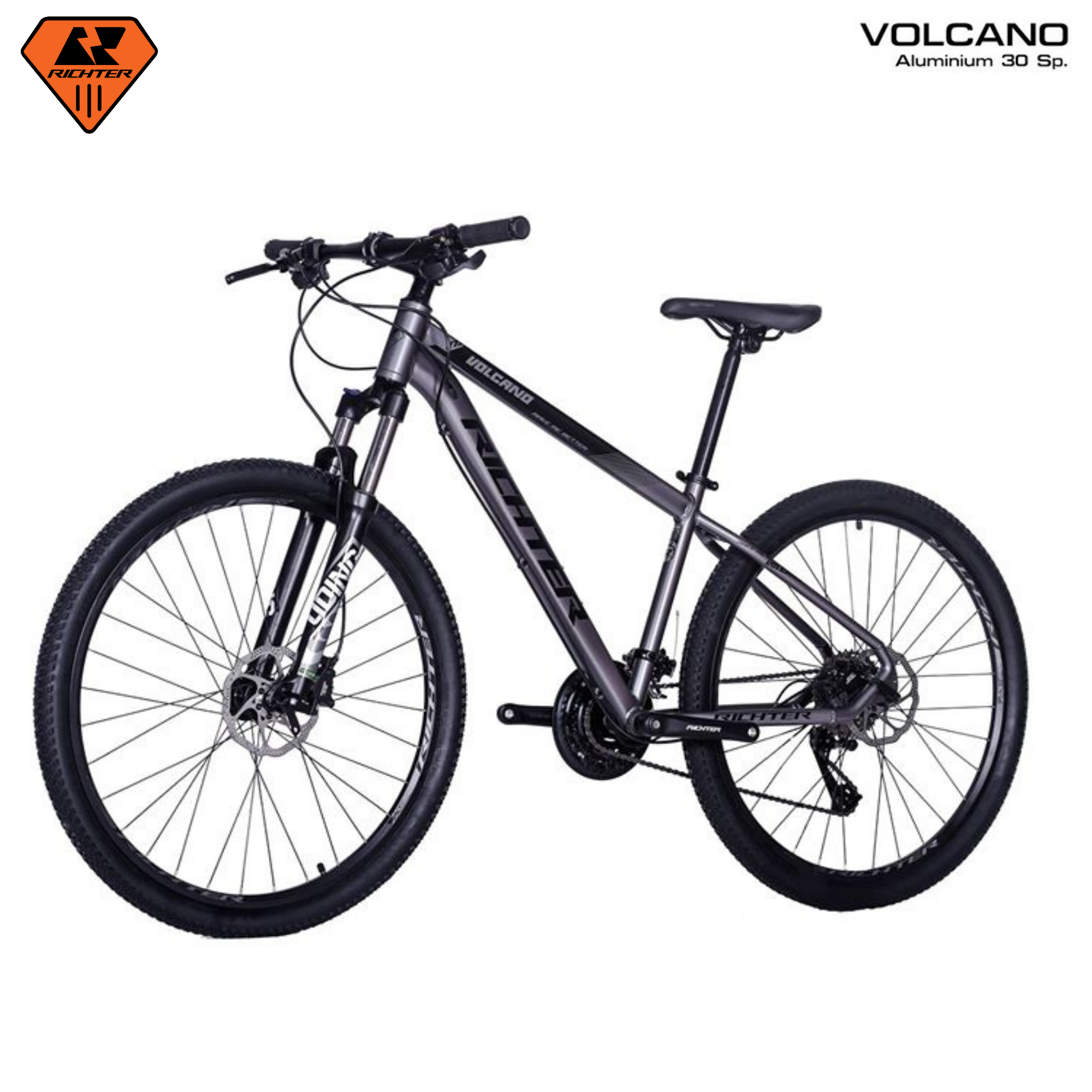 ล้อ 27.5 นิ้ว จักรยานเสือภูเขาอลูมิเนียม RICHTER รุ่น VOLCANO (2020) รถใหม่ รถผู้ใหญ่ 30 เกียร์