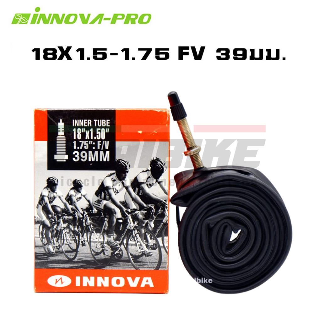 ยางในจักรยานรถพับ เสือภูเขา INNOVA ขนาด 27.5X1.5-1.75 27.5X1.75-2.125 26X1.5-1.75 20X1 3/8 F60(451)