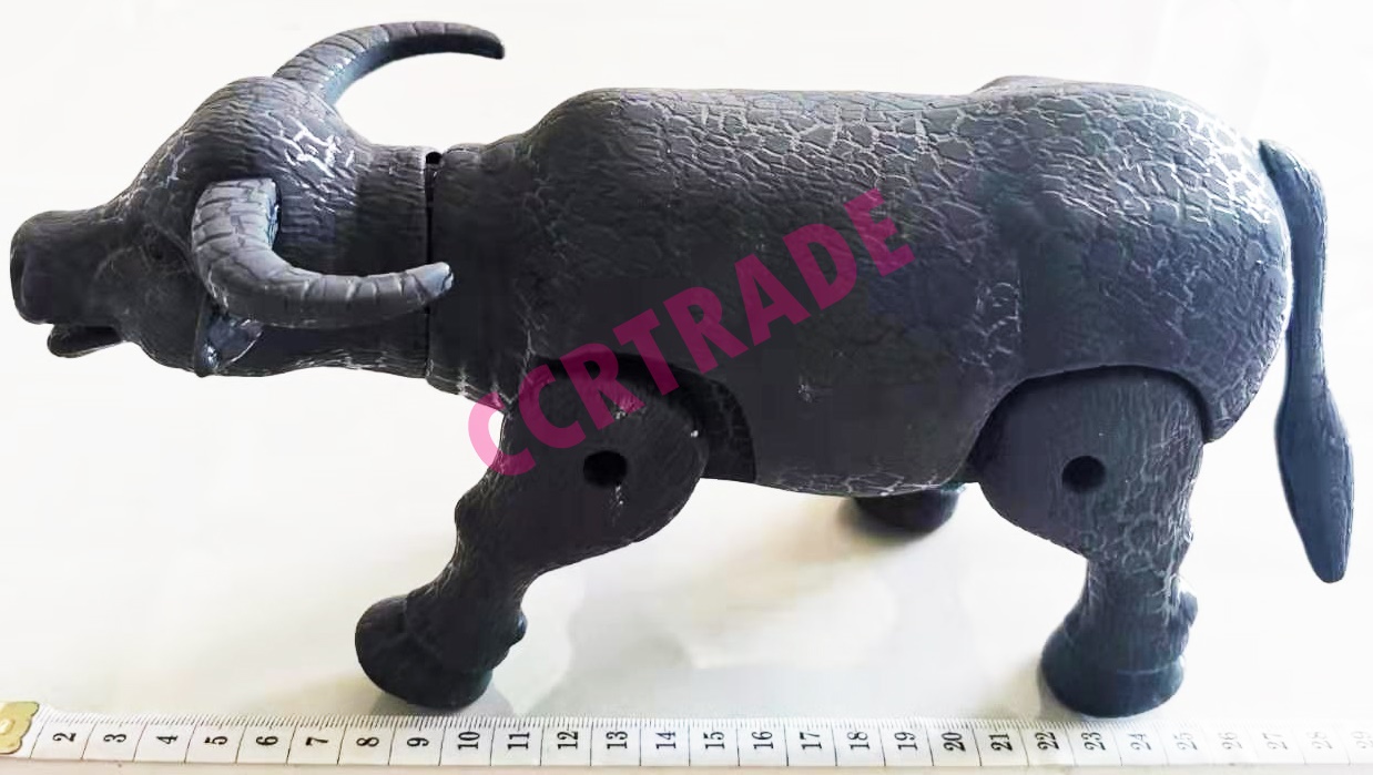 ควายไถนา มีเสียง มีไฟกล่อง 14.5x34 ซม.(1x3)